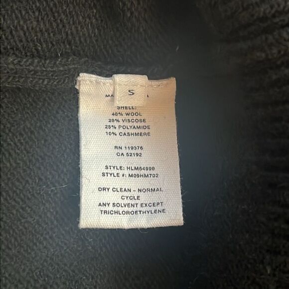 Helmut Lang Cashmere Blend Kurt Crewneck Sweater Black, NWT, Size S - Picture 11 of 13